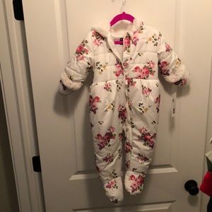 Rothchilds Baby Girl Snowsuit